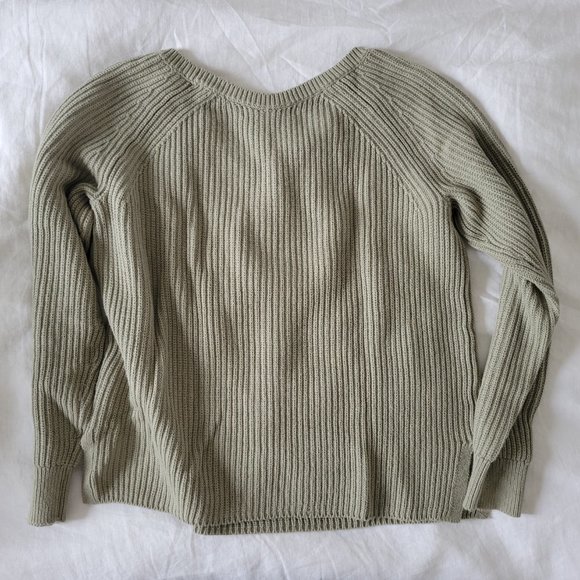 NWOT Banana Republic Factory cotton ribbed sweater - Picture 5 of 7